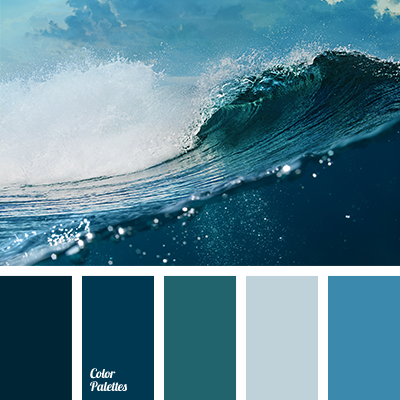 color palette blue dark ocean water green 2171 azul colors deep scheme colores combinations azure combination paletas tone monochrome schemes