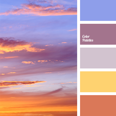 color of sunset over the sea | Color Palette Ideas