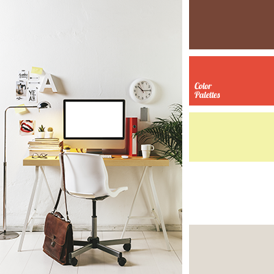 lampe plakat samlet set brown and red | Color Palette Ideas