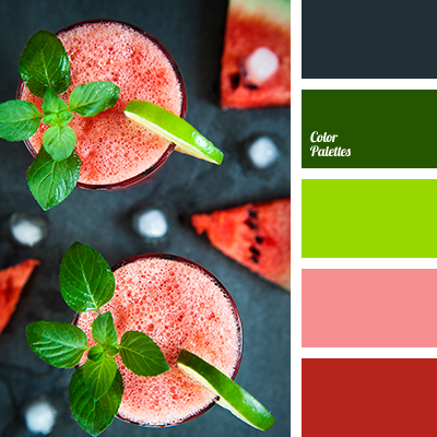 Nødvendig te slot green and red | Color Palette Ideas
