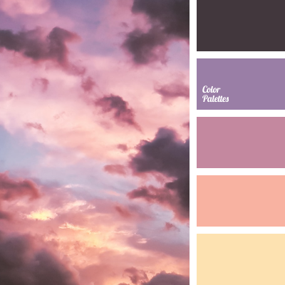 Sunset sky color