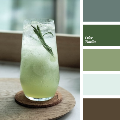 Dull green cocktail